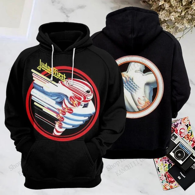 Rock Band Judas Priest 3d Print Hoodies Men Women Fashion Sports Hoodie