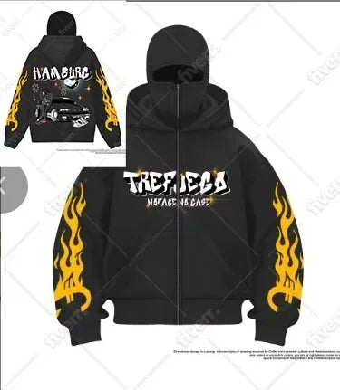 Fashionable Street Style Russian Balaclava Hoodle.