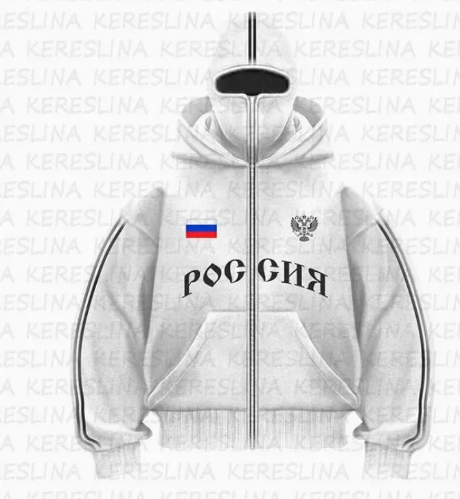 Fashionable Street Style Russian Balaclava Hoodle.